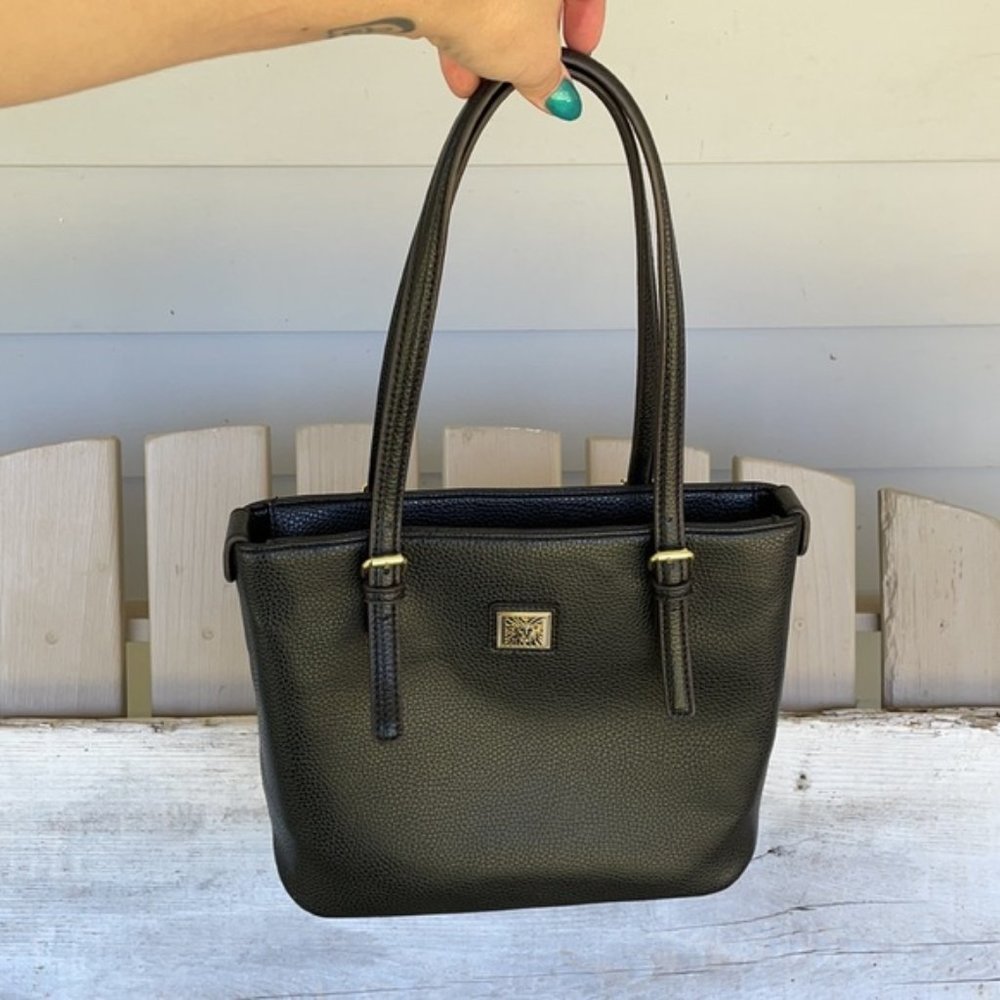 Anne Klein Pebble Leather Medium Shoulder bag